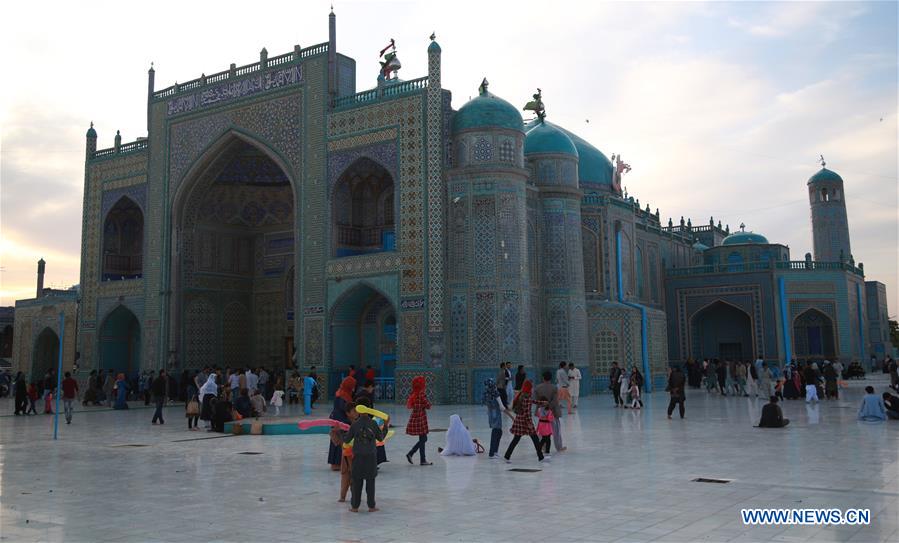 AFGHANISTAN-BALKH-BLUE MOSQUE