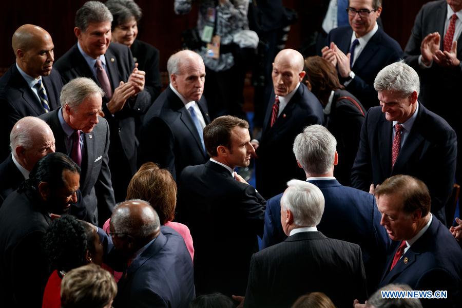 U.S.-WASHINGTON D.C.-FRANCE-PRESIDENT-ADDRESS