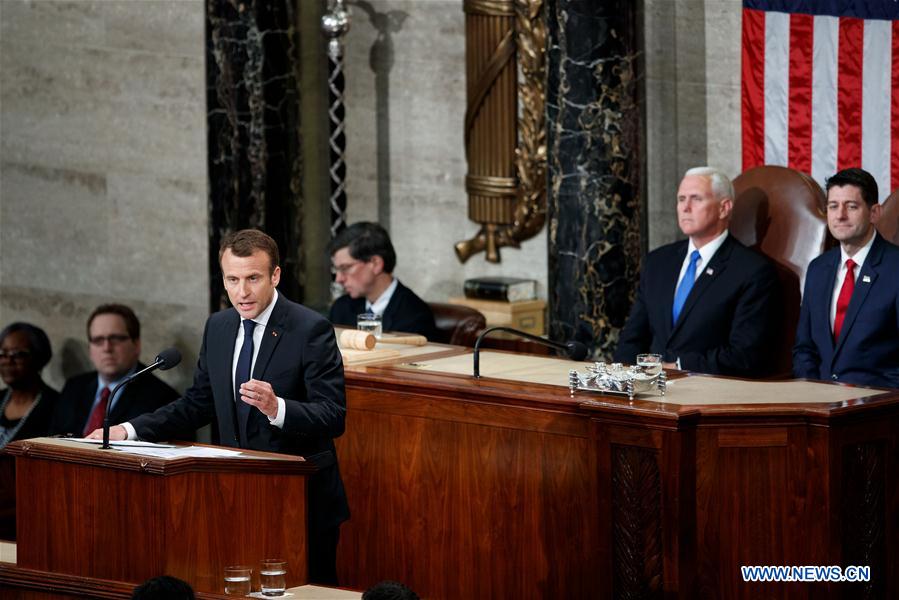 U.S.-WASHINGTON D.C.-FRANCE-PRESIDENT-ADDRESS