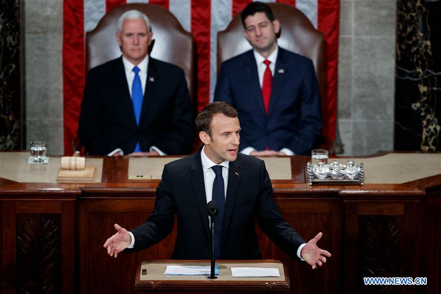U.S.-WASHINGTON D.C.-FRANCE-PRESIDENT-ADDRESS