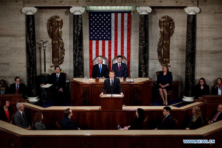 U.S.-WASHINGTON D.C.-FRANCE-PRESIDENT-ADDRESS