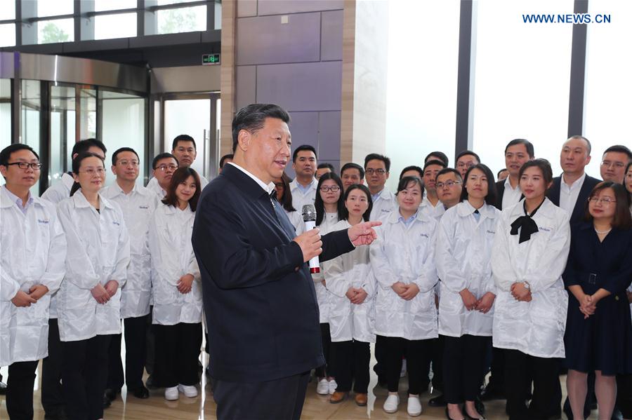 CHINA-HUBEI-XI JINPING-INSPECTION (CN)