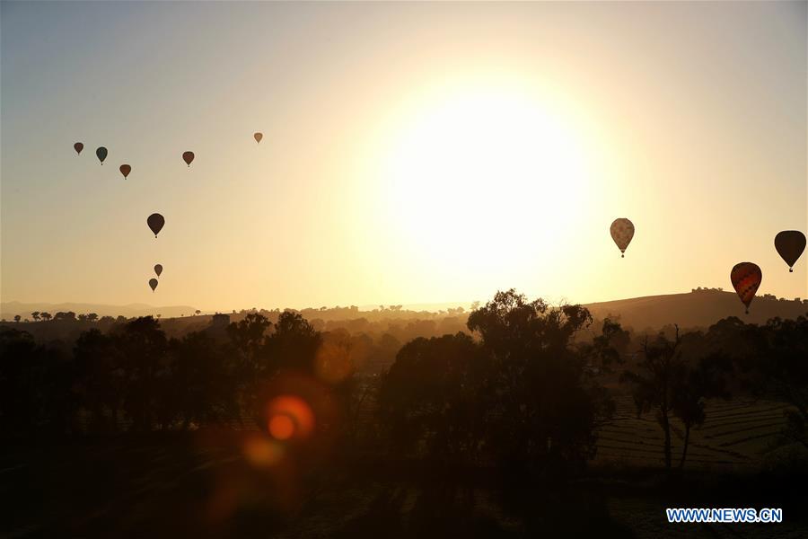 AUSTRALIA-CANOWINDRA-BALLOONS