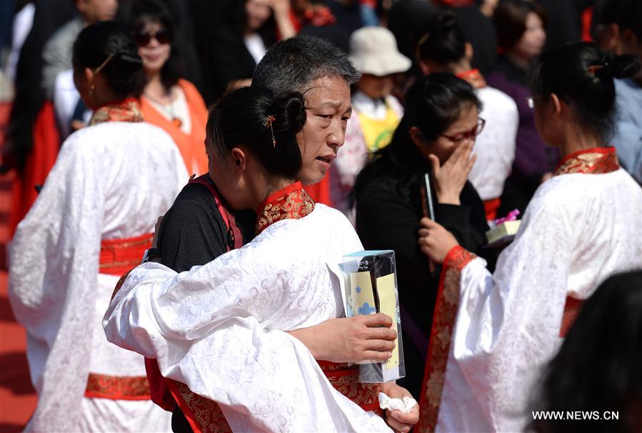 CHINA-SHAANXI-COMING-OF-AGE CEREMONY (CN)