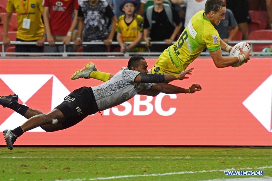 (SP)SINGAPORE-WORLD RUGBY SEVENS SERIES