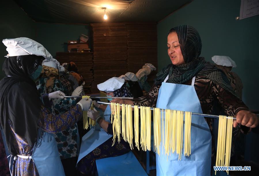 AFGHANISTAN-BALKH-SPAGHETTI FACTORY