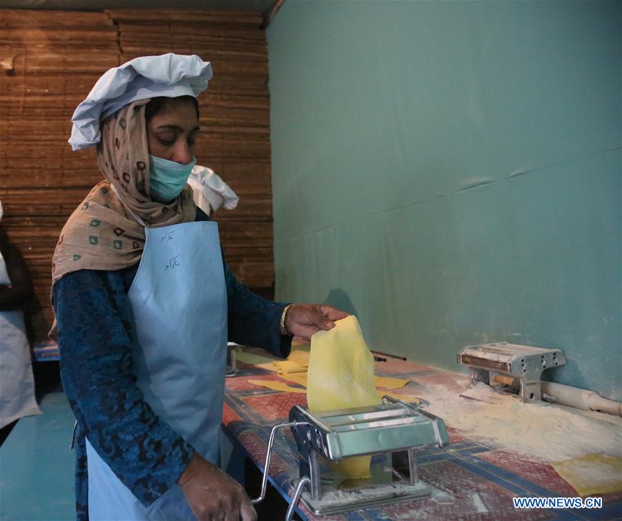 AFGHANISTAN-BALKH-SPAGHETTI FACTORY