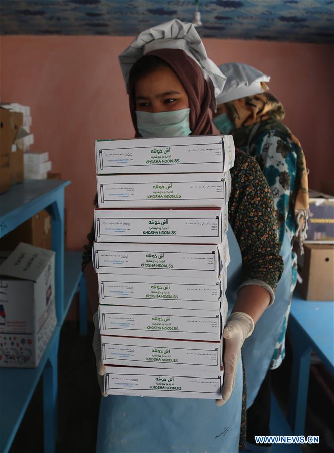 AFGHANISTAN-BALKH-SPAGHETTI FACTORY