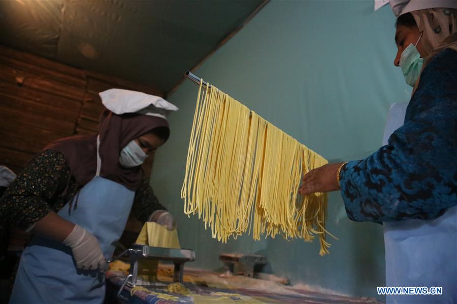 AFGHANISTAN-BALKH-SPAGHETTI FACTORY
