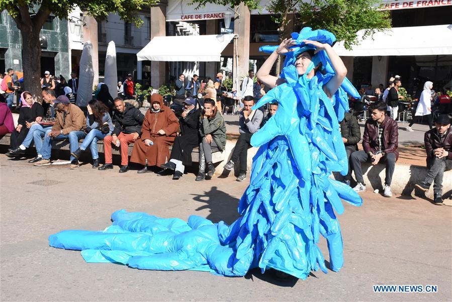 MOROCCO-CASABLANCA-CHINESE ARTIST-PERFORMANCE ART