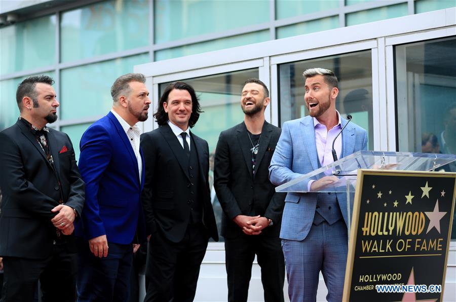 U.S.-LOS ANGELES-WALK OF FAME-NSYNC