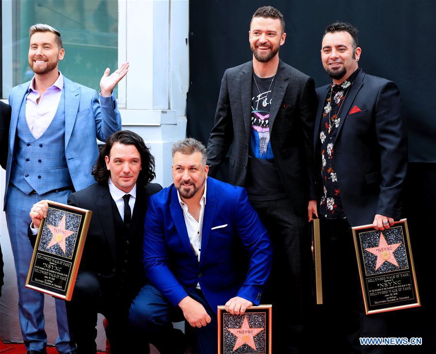 U.S.-LOS ANGELES-WALK OF FAME-NSYNC