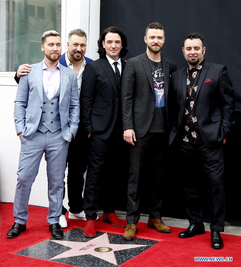 U.S.-LOS ANGELES-WALK OF FAME-NSYNC