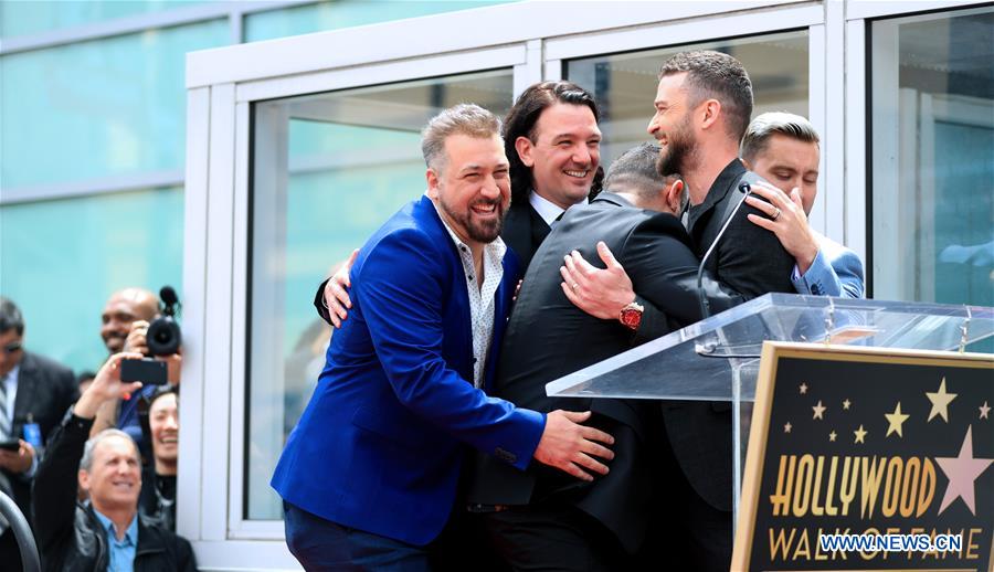 U.S.-LOS ANGELES-WALK OF FAME-NSYNC