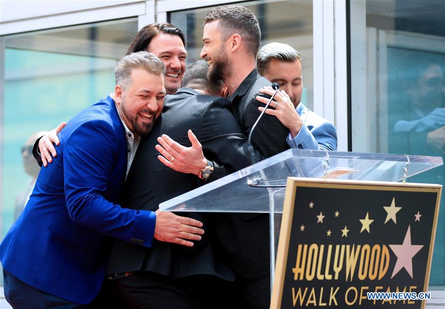 U.S.-LOS ANGELES-WALK OF FAME-NSYNC