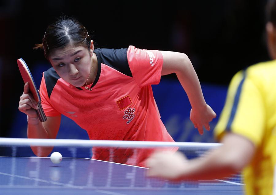 (SP)SWEDEN-HALMSTAD-TABLE TENNIS-WORLD TEAM CHAMPIONSHIPS-DAY 3  