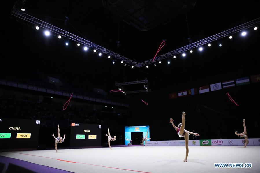 (SP)MALAYSIA-KUALA LUMPUR-RHYTHMIC GYMNASTICS ASIAN CHAMPIONSHIPS