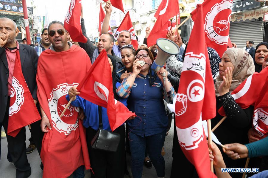 TUNISIA-TUNIS-LABOR DAY-WORKERS
