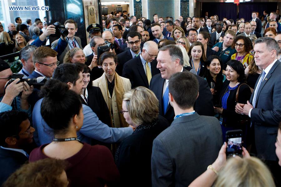 U.S.-WASHINGTON D.C.-SECRETARY OF STATE-MIKE POMPEO-ADDRESS