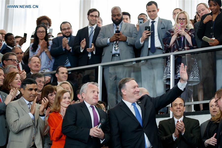 U.S.-WASHINGTON D.C.-SECRETARY OF STATE-MIKE POMPEO-ADDRESS