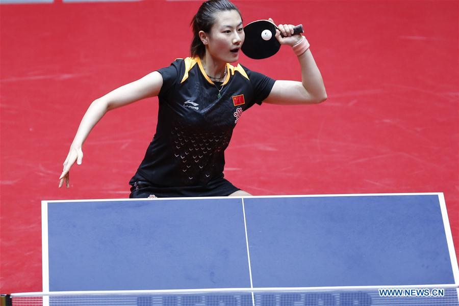 (SP)SWEDEN-HALMSTAD-TABLE TENNIS-WORLD TEAM CHAMPIONSHIPS-DAY 3