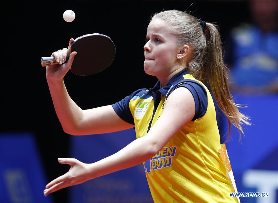 (SP)SWEDEN-HALMSTAD-TABLE TENNIS-WORLD TEAM CHAMPIONSHIPS-DAY 3