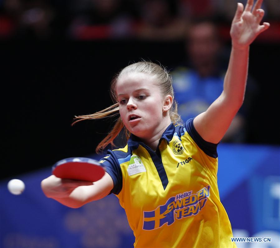 (SP)SWEDEN-HALMSTAD-TABLE TENNIS-WORLD TEAM CHAMPIONSHIPS-DAY 3