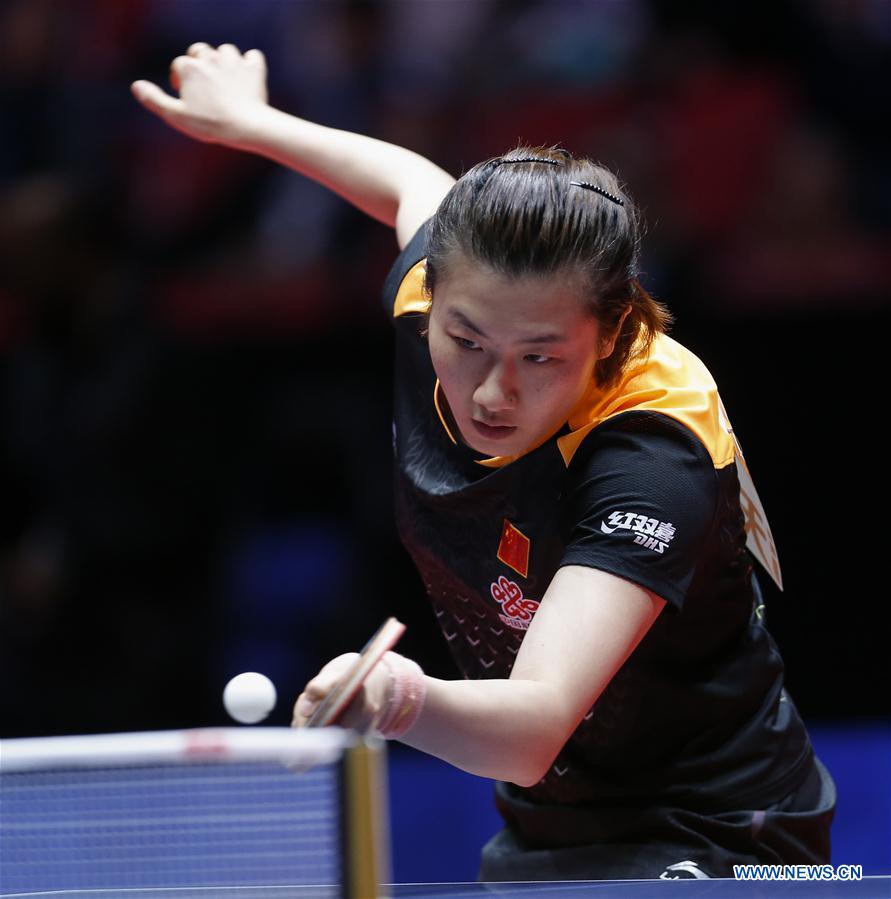 (SP)SWEDEN-HALMSTAD-TABLE TENNIS-WORLD TEAM CHAMPIONSHIPS-DAY 3