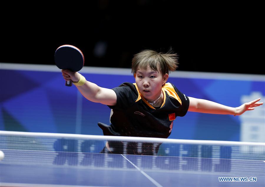 (SP)SWEDEN-HALMSTAD-TABLE TENNIS-WORLD TEAM CHAMPIONSHIPS-DAY 3