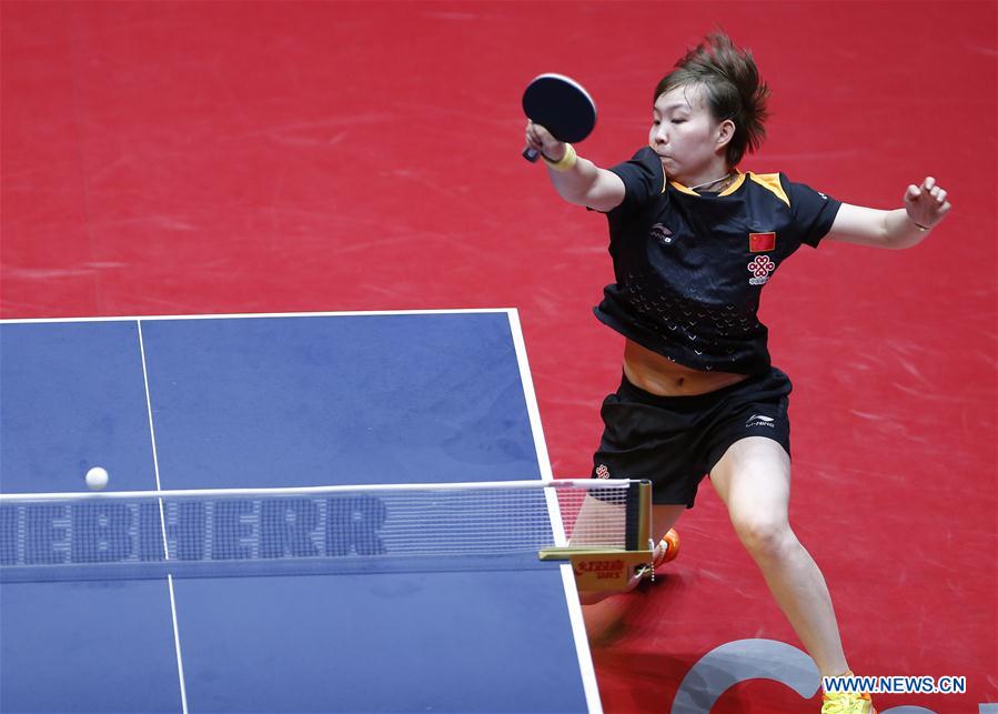 (SP)SWEDEN-HALMSTAD-TABLE TENNIS-WORLD TEAM CHAMPIONSHIPS-DAY 3