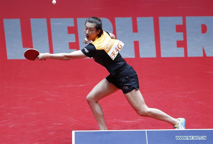 (SP)SWEDEN-HALMSTAD-TABLE TENNIS-WORLD TEAM CHAMPIONSHIPS-DAY 3