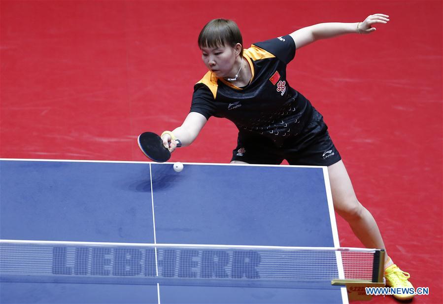 (SP)SWEDEN-HALMSTAD-TABLE TENNIS-WORLD TEAM CHAMPIONSHIPS-DAY 3