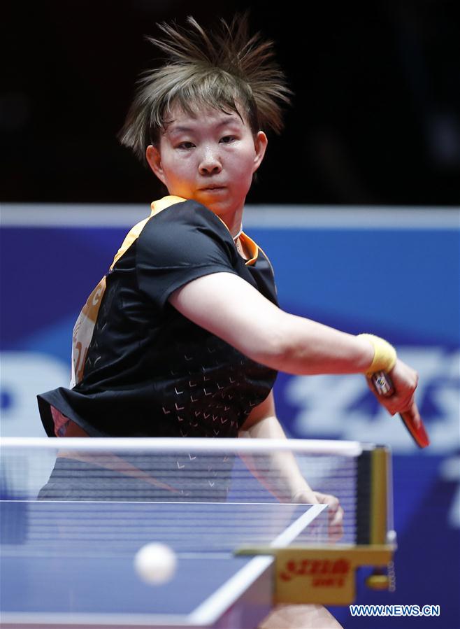 (SP)SWEDEN-HALMSTAD-TABLE TENNIS-WORLD TEAM CHAMPIONSHIPS-DAY 3