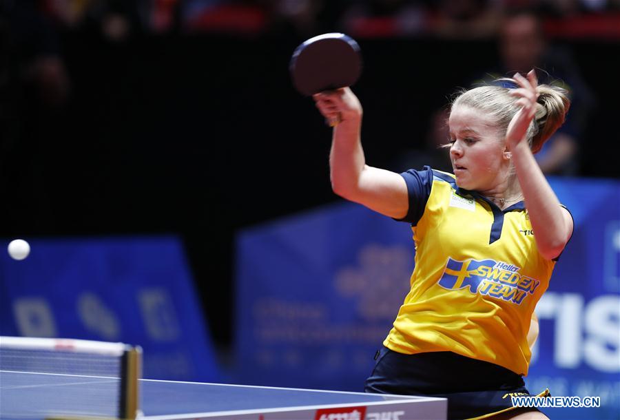 (SP)SWEDEN-HALMSTAD-TABLE TENNIS-WORLD TEAM CHAMPIONSHIPS-DAY 3