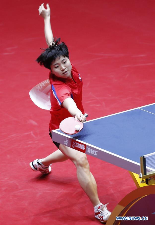 (SP)SWEDEN-HALMSTAD-TABLE TENNIS-WORLD TEAM CHAMPIONSHIPS-DAY 3