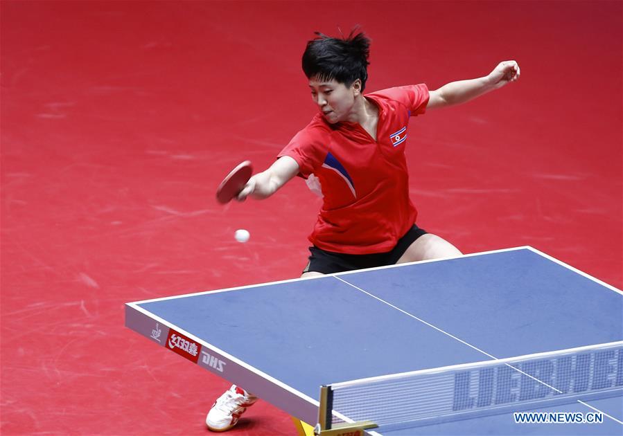 (SP)SWEDEN-HALMSTAD-TABLE TENNIS-WORLD TEAM CHAMPIONSHIPS-DAY 3