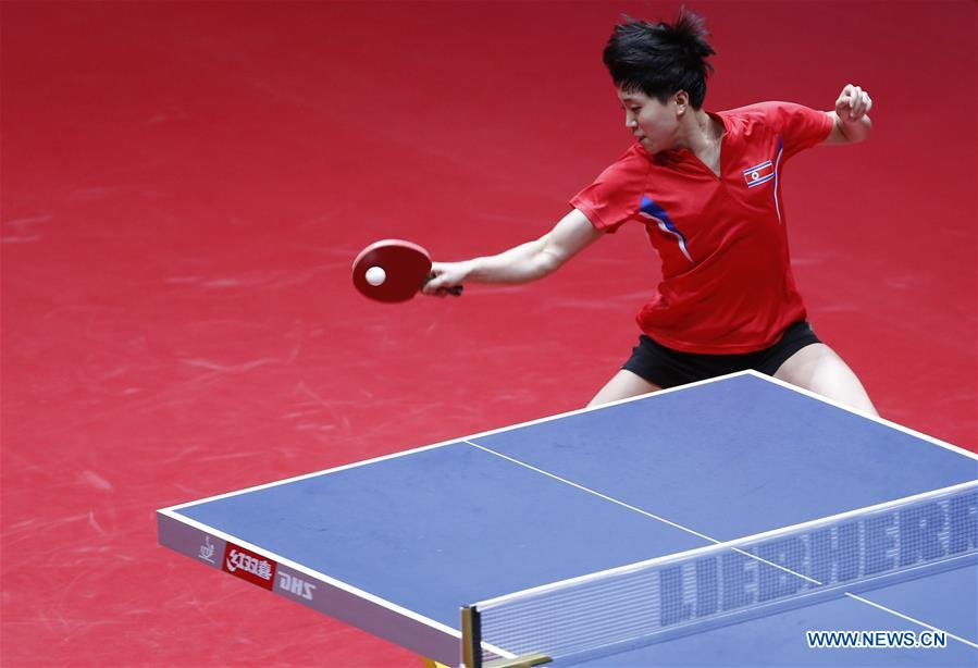 (SP)SWEDEN-HALMSTAD-TABLE TENNIS-WORLD TEAM CHAMPIONSHIPS-DAY 3