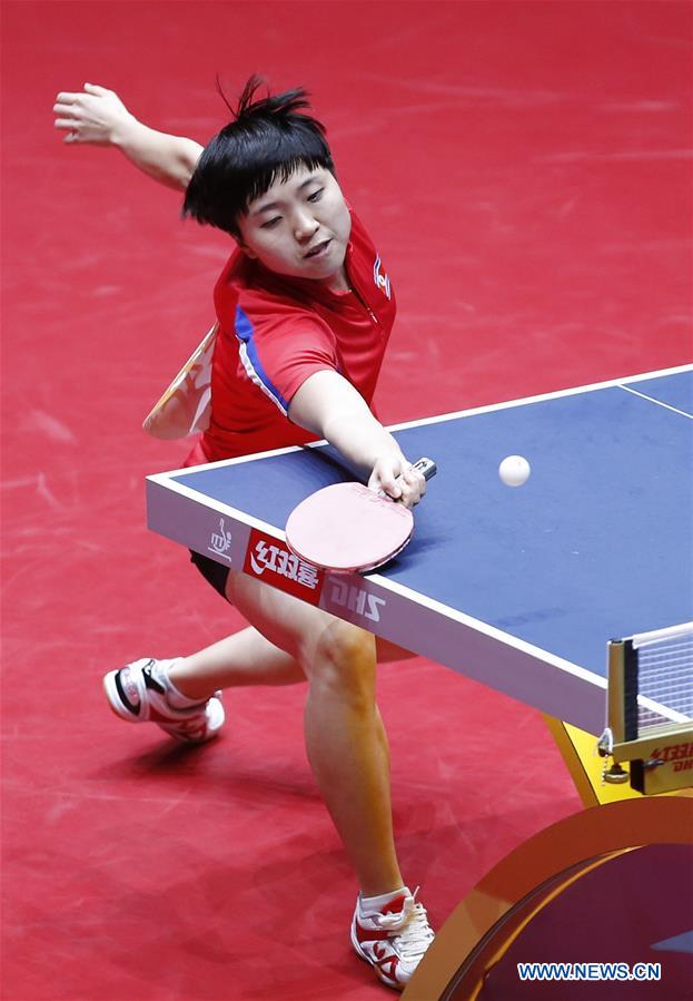 (SP)SWEDEN-HALMSTAD-TABLE TENNIS-WORLD TEAM CHAMPIONSHIPS-DAY 3