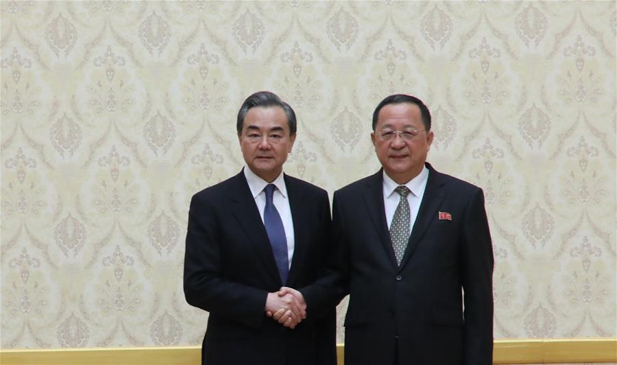 DPRK-PYONGYANG-WANG YI-TALKS