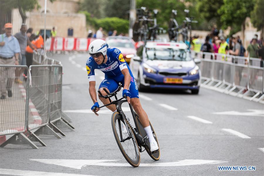 (SP)MIDEAST-JERUSALEM-CYCLING-GIRO D'ITALIA