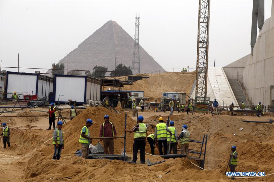 EGYPT-GIZA-GRAND EGYPTIAN MUSEUM-CONSTRUCTION