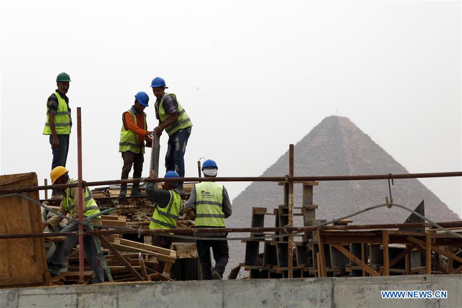 EGYPT-GIZA-GRAND EGYPTIAN MUSEUM-CONSTRUCTION