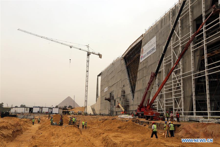 EGYPT-GIZA-GRAND EGYPTIAN MUSEUM-CONSTRUCTION