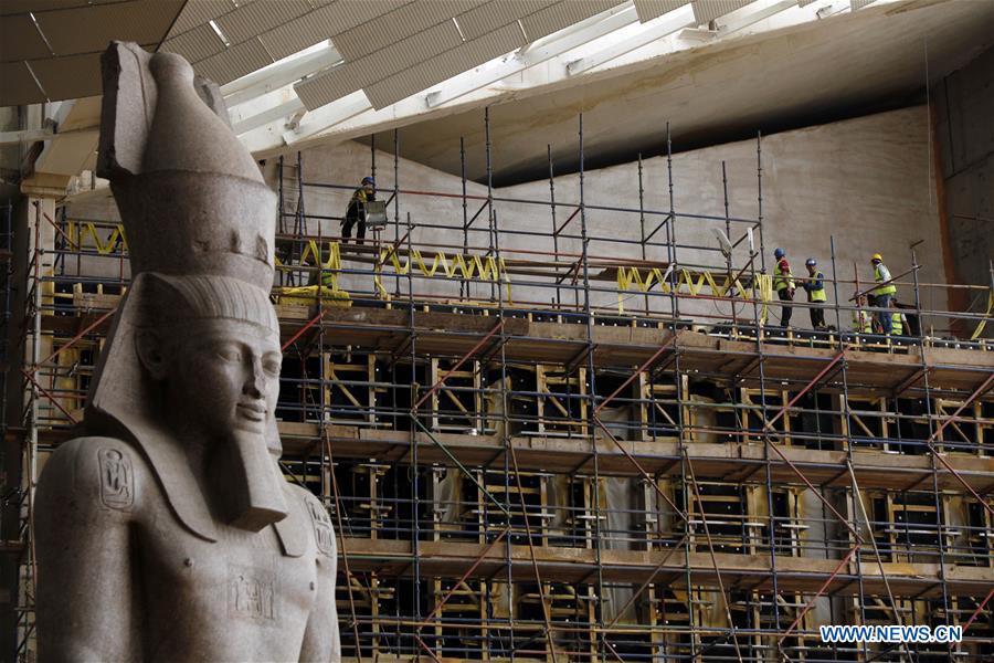 EGYPT-GIZA-GRAND EGYPTIAN MUSEUM-CONSTRUCTION