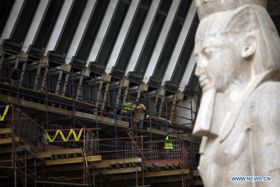 EGYPT-GIZA-GRAND EGYPTIAN MUSEUM-CONSTRUCTION