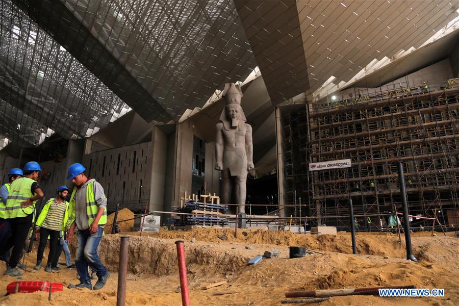 EGYPT-GIZA-GRAND EGYPTIAN MUSEUM-CONSTRUCTION
