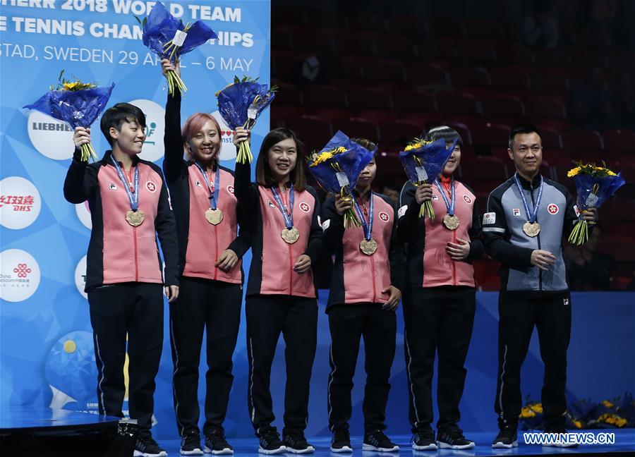 (SP)SWEDEN-HALMSTAD-ITTF WORLD TEAM CHAMPIONSHIPS 2018-WOMEN-FINAL