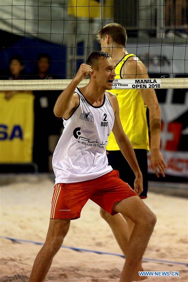(SP)PHILIPPINES-MANILA-BEACH VOLLEYBALL-FIVB WORLD TOUR-MEN'S FINAL-GERMANY VS RUSSIA