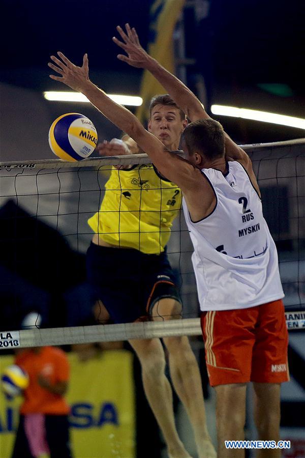 (SP)PHILIPPINES-MANILA-BEACH VOLLEYBALL-FIVB WORLD TOUR-MEN'S FINAL-GERMANY VS RUSSIA