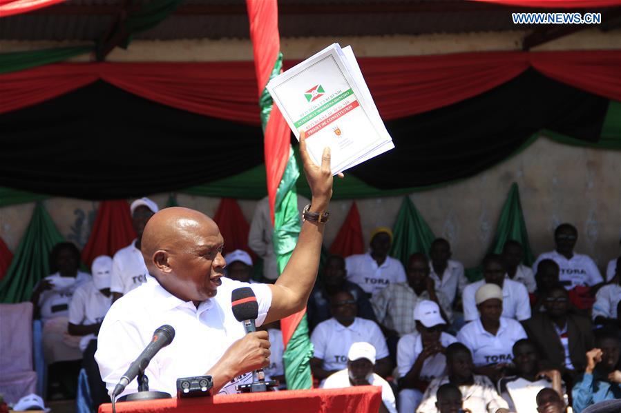 BURUNDI-CIBITOKE-CONSTITUTIONAL REFERENDUM-CAMPAIGN